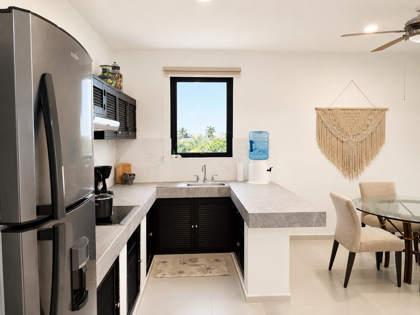 Polished kitchen at El Sueño